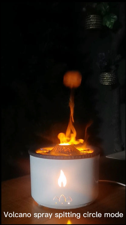Ultrasonic Essential Oil Volcano Humidifier