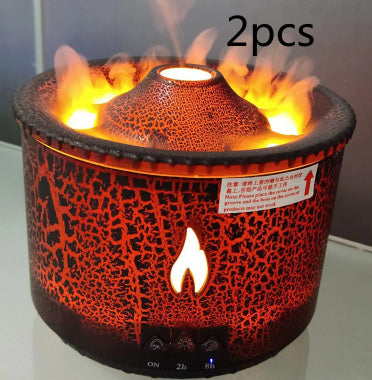 Ultrasonic Essential Oil Volcano Humidifier