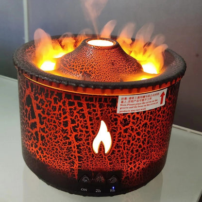 Ultrasonic Essential Oil Volcano Humidifier