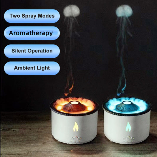 Ultrasonic Essential Oil Volcano Humidifier
